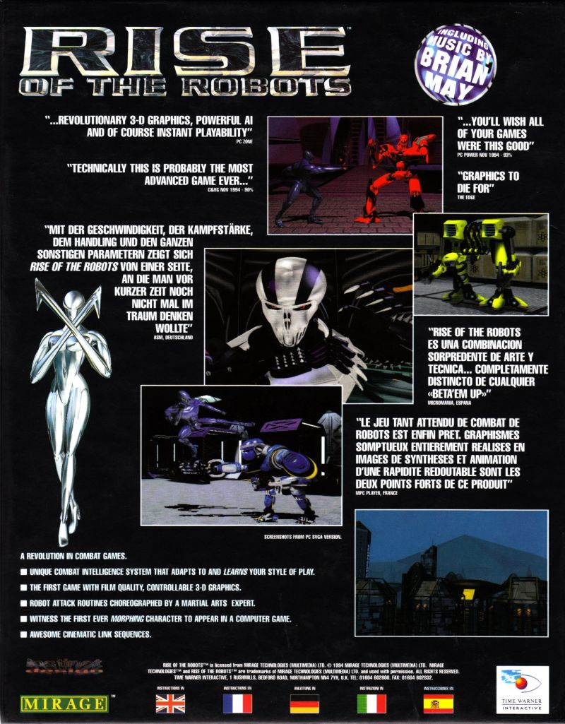 Amazon | RISE OF THE ROBOTS [PC Game Soft Dos] | PCゲーム